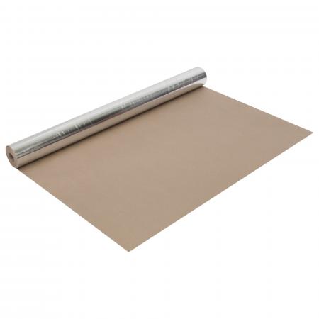 Фольга на крафт-бумаге для бани и сауны 1,2м Длина 25м/п, 30м2 (рулон)
