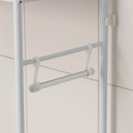 Стеллаж над унитазом 47x25х152 см, цвет белый 4010952