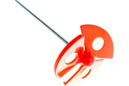 Миксер для красок 60х6х350мм, цилиндрический хвостовик// Denzel