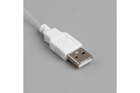 Нить ROSA "МИШУРА" IP20, 5 м, Н.С. LED(1608)-100-5V, USB, фиксинг, мульти 5198383