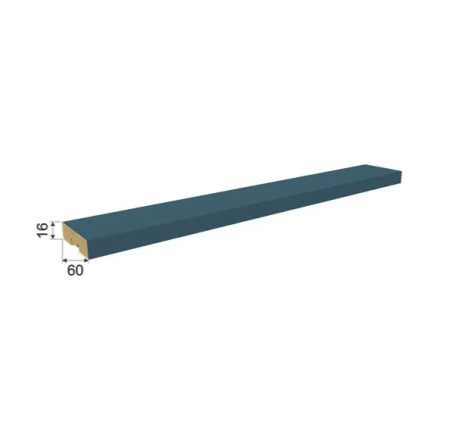 Рейка интерьерная МДФ Планкен De Luxe Ocean 16*60*2700 (УПАКОВКА 6 шт.)