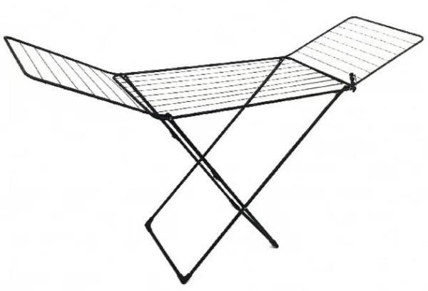 Сушилка для белья напольная 20м черная (СБ2Ч) НИКА, (СБ2Ч)