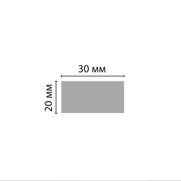 Молдинг гладкий DECOMASTER D048-115ДM (20*30*2900мм)