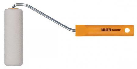 Ролик FIT MASTER ядро 15 мм, полиэстр филт, ворс 5 мм, ручка 27 см желт , 100 мм