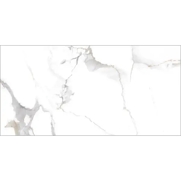 Керамогранит Calacatta Imperial_GT Белый 40*80_5шт/1,6кв.м/уп GT40806103MR 