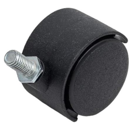 Колесная опора открытая штырь резьба М8 D=35 