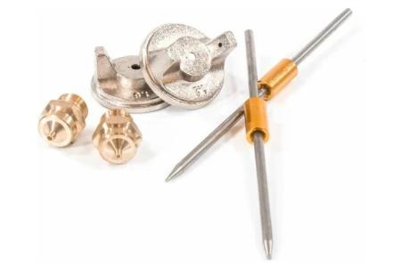 Краскораспылитель пневматический с ниж.бачком MATRIX V=1,0л+сопла Ø1.2, 1.5, 1.8мм