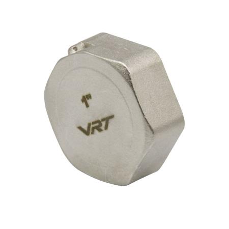 Заглушка 1'' вн с контр. отв. VRT® никель