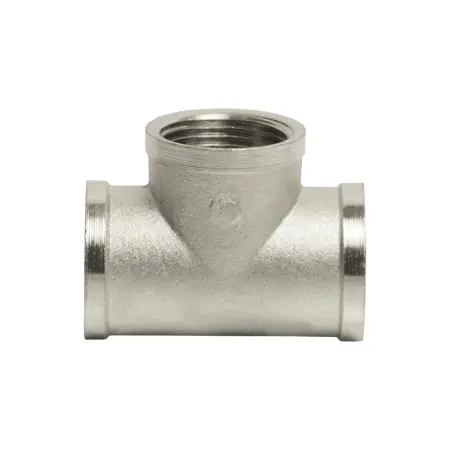 Тройник 3/4" вн/вн/вн VRT никель