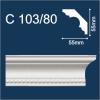 Плинтус потолочный С103/80 (уп.30шт)