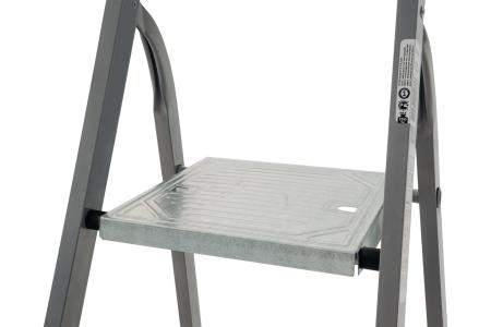 Стремянка стальная с алюминиевыми ступенями Новая Высота NV 1130 1x4