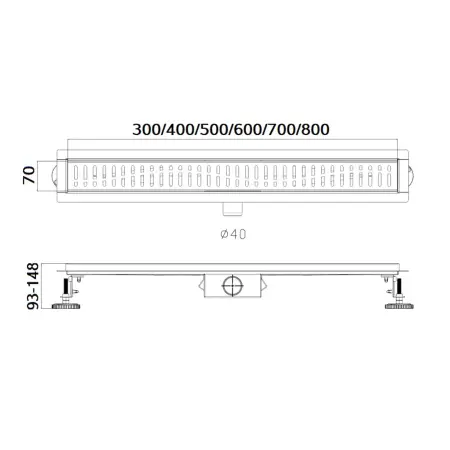Трап цвет хром HB93800 с шариками					