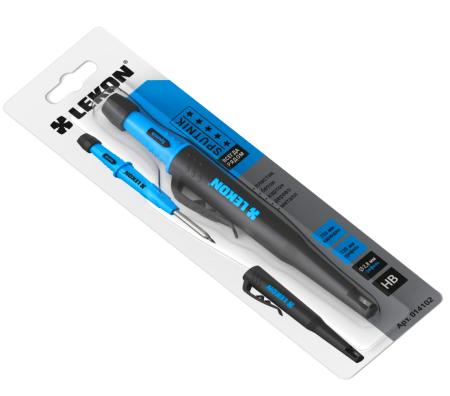 Карандаш автоматический  LEKON SPUTNIK с чехлом, черный