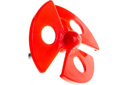 Миксер для красок 60х6х350мм, цилиндрический хвостовик// Denzel