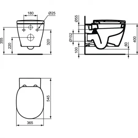 КОМПЛЕКТ Инсталляция + Унитаз bs123-00