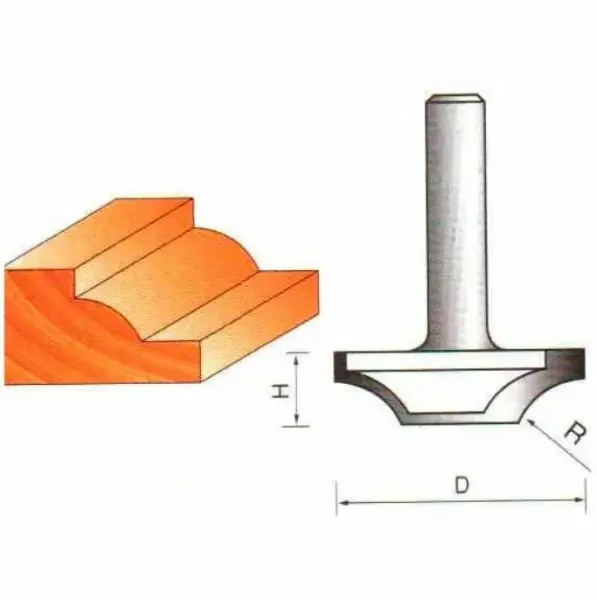 Концевая фреза Глобус 2156 R10