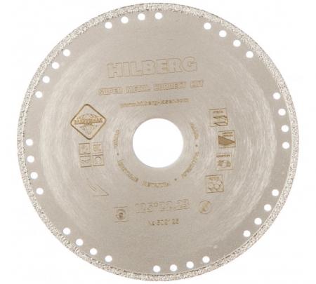 Диск алмазный отрезной Hilberg Ø125х22мм Super MetalCorrect Cut