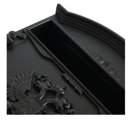 Ящик почтовый №4011 "Герб" черный